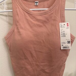 Uniqlo Women's Soft Pink Tank Top